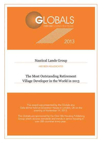 2013 Global Awards Nautical Lands Group