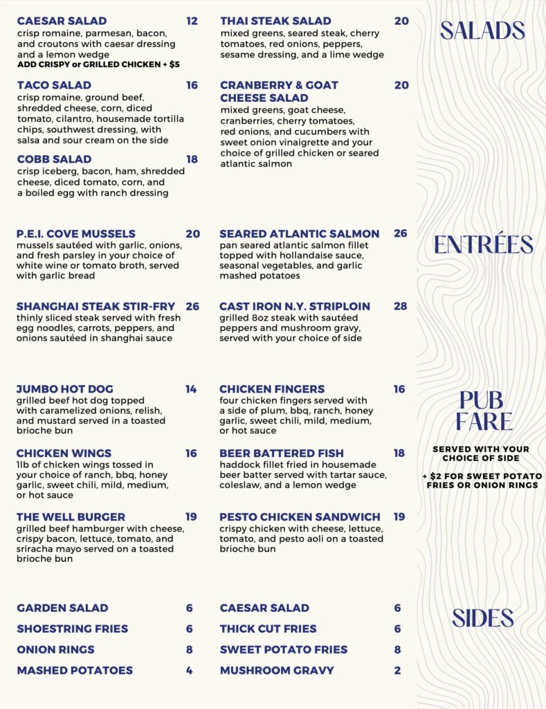 Wellings of Stittsville Menu - 5