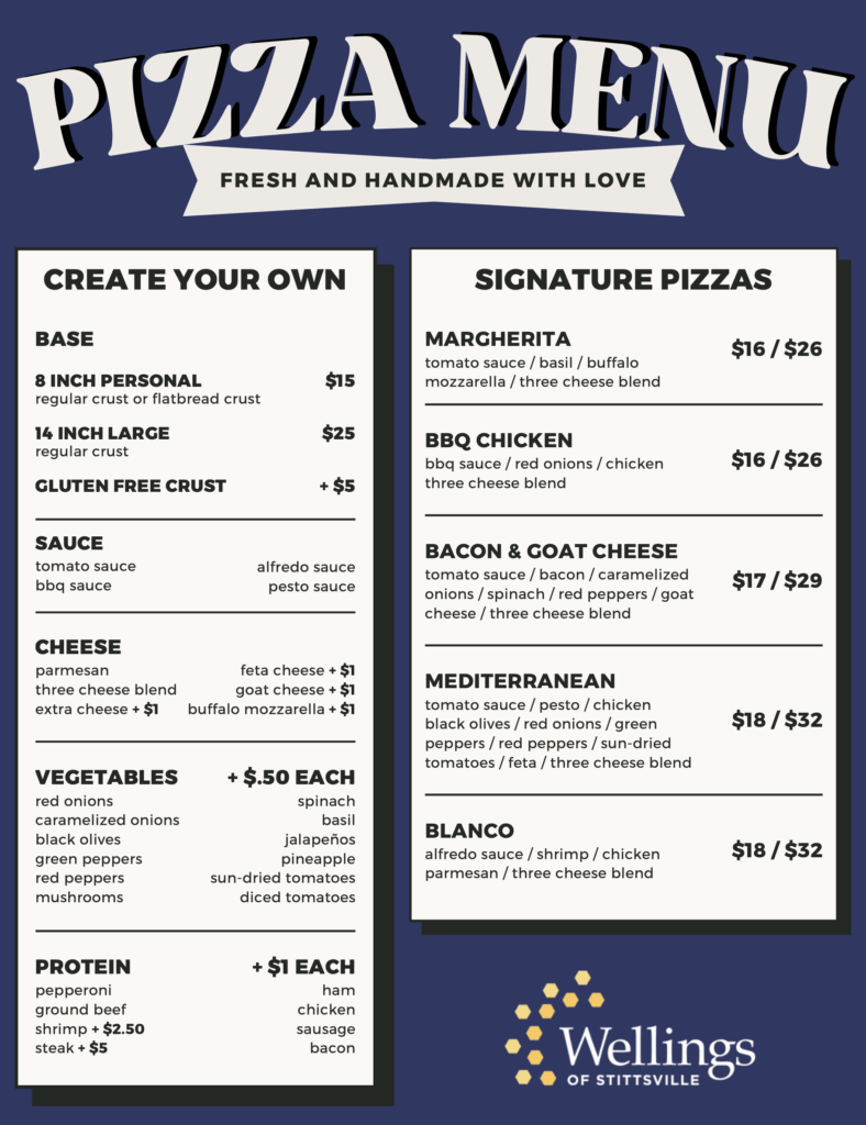 Wellings of Stittsville Menu - 6