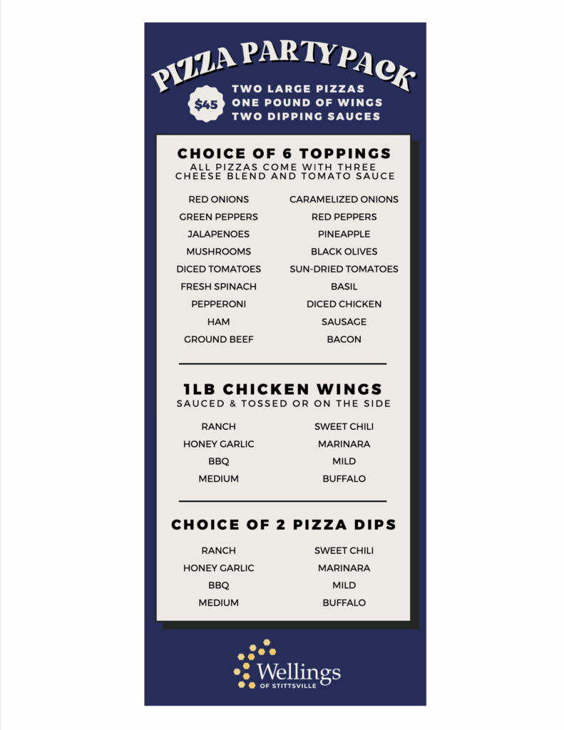 Wellings of Stittsville Menu - 7